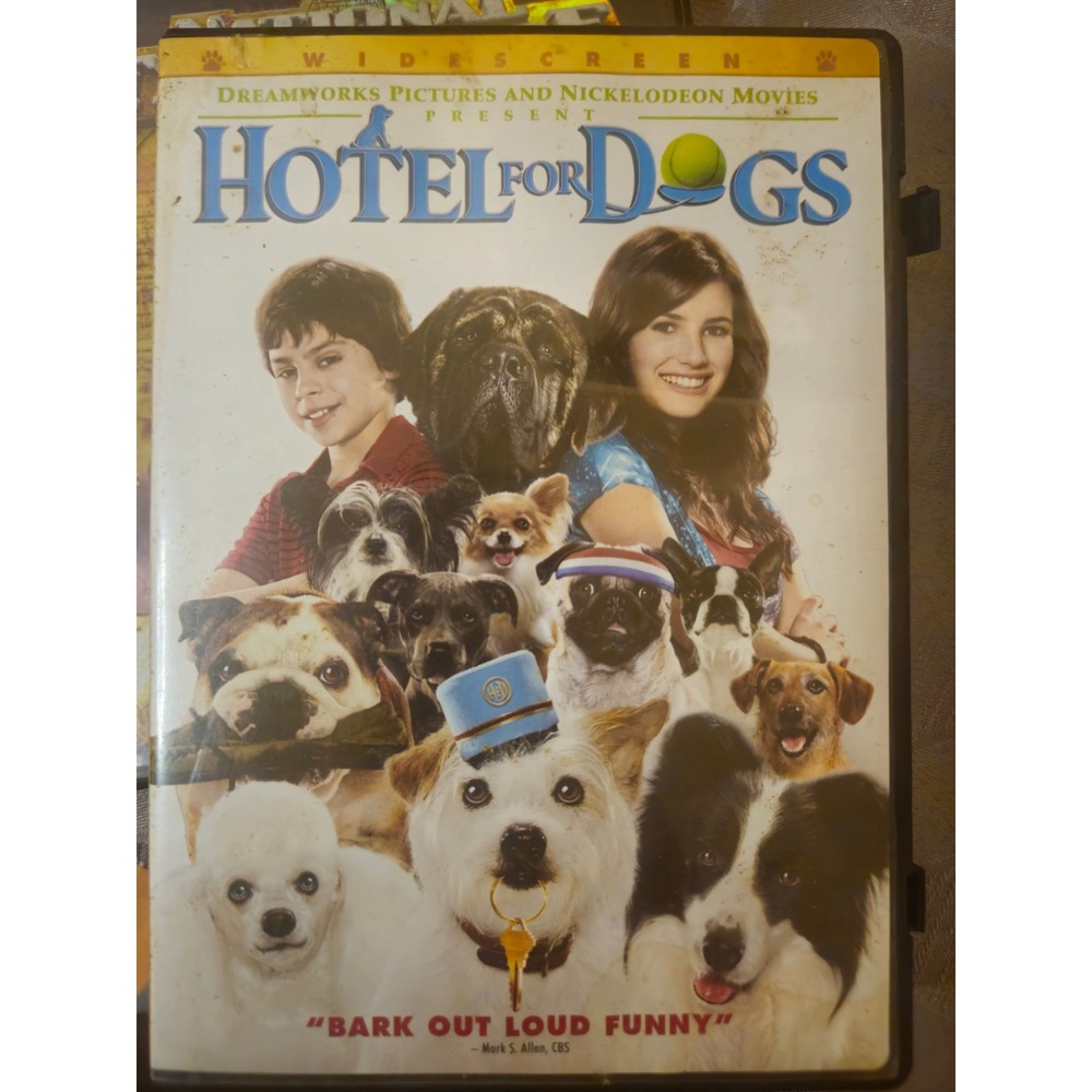 Hotel for Dogs DVD 2009 Widescreen Emma Roberts Nickelodeon Dreamworks Family PG